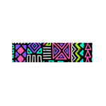 Neon Native Aztec Pattern Print Bed Runner
