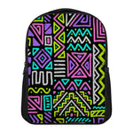Neon Native Aztec Pattern Print Casual Backpack