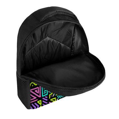 Neon Native Aztec Pattern Print Casual Backpack