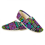 Neon Native Aztec Pattern Print Casual Shoes