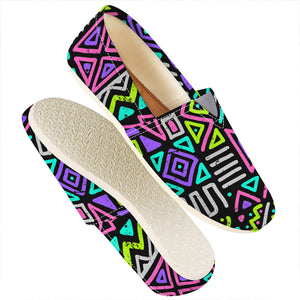 Neon Native Aztec Pattern Print Casual Shoes