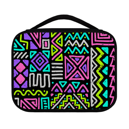 Neon Native Aztec Pattern Print Classic Bible Case
