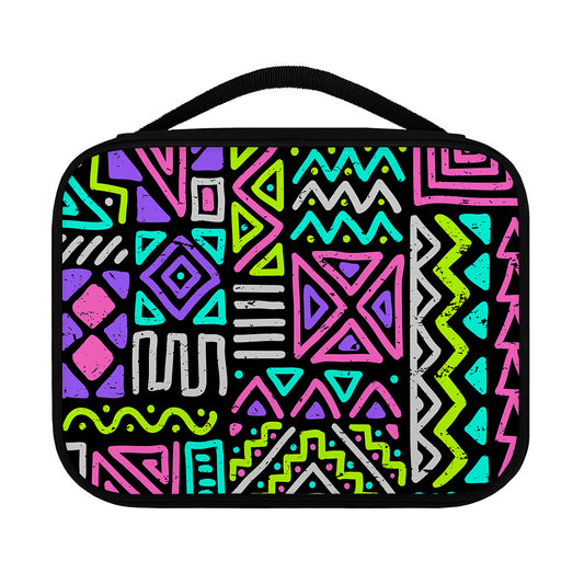 Neon Native Aztec Pattern Print Classic Bible Case