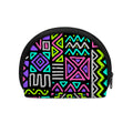 Neon Native Aztec Pattern Print Coin Purse