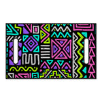 Neon Native Aztec Pattern Print Golf Cart Seat Cover