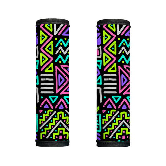 Neon Native Aztec Pattern Print Handle Covers