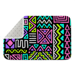 Neon Native Aztec Pattern Print Indoor Door Mat