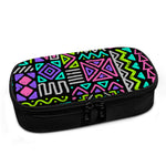Neon Native Aztec Pattern Print Insulin Cooler Travel Case