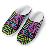 Neon Native Aztec Pattern Print Mesh Casual Shoes