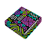 Neon Native Aztec Pattern Print Outdoor Seat Cushion Cover