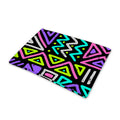 Neon Native Aztec Pattern Print Pet Cooling Mat Cover