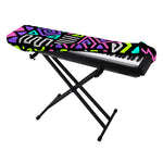 Neon Native Aztec Pattern Print Piano Keyboard Cover