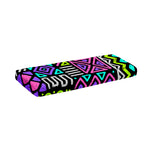 Neon Native Aztec Pattern Print Piano Keyboard Cover