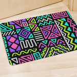 Neon Native Aztec Pattern Print Polyester Doormat