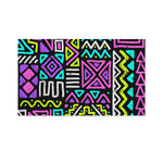Neon Native Aztec Pattern Print Polyester Flag