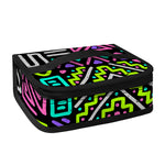 Neon Native Aztec Pattern Print Small Lunch Bag