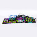 Neon Native Aztec Pattern Print Sports Towel