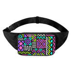Neon Native Aztec Pattern Print Waist Bag