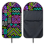 Neon Native Aztec Pattern Print Waterproof Car Seat Cover