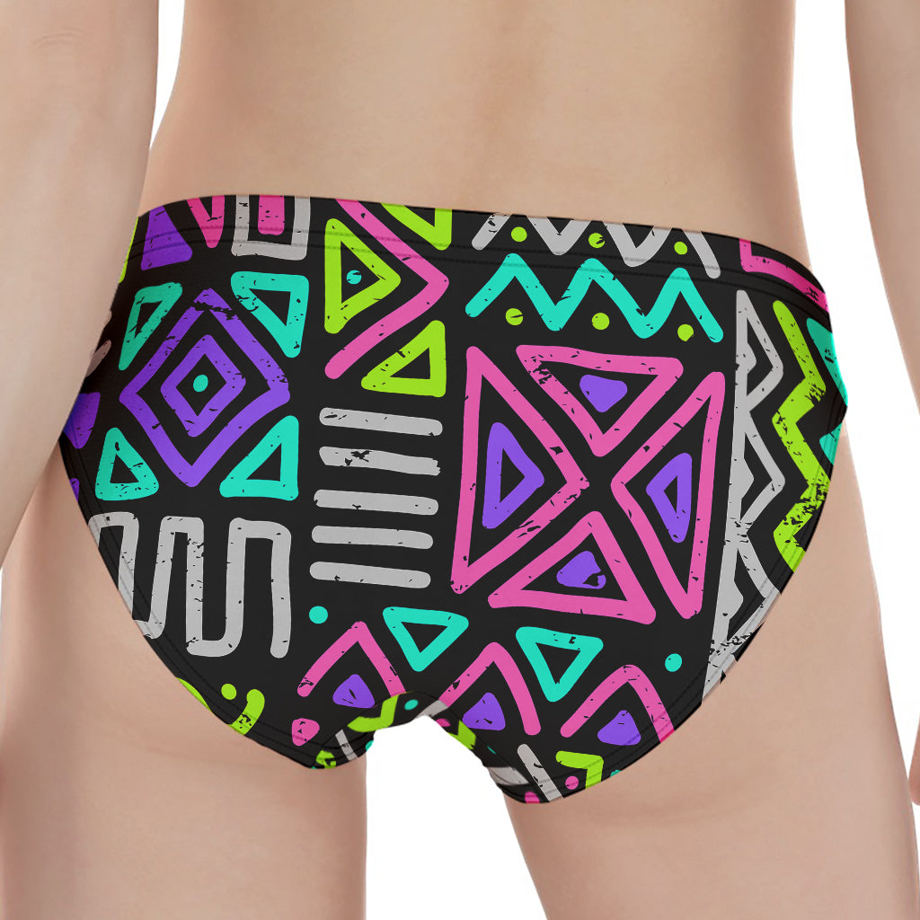 Neon Native Aztec Pattern Print Women's Panties