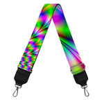 Neon Psychedelic Optical Illusion Bag Strap