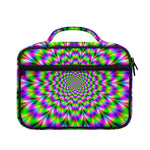 Neon Psychedelic Optical Illusion Briefcase Bible Bag