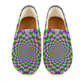 Neon Psychedelic Optical Illusion Casual Shoes