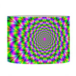 Neon Psychedelic Optical Illusion Drum Lamp Shade