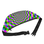 Neon Psychedelic Optical Illusion Fanny Pack