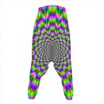 Neon Psychedelic Optical Illusion Hammer Pants