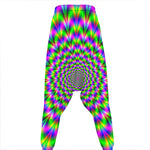 Neon Psychedelic Optical Illusion Hammer Pants