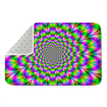 Neon Psychedelic Optical Illusion Indoor Door Mat