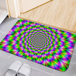 Neon Psychedelic Optical Illusion Indoor Door Mat