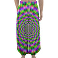 Neon Psychedelic Optical Illusion Lantern Pants