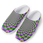 Neon Psychedelic Optical Illusion Mesh Casual Shoes