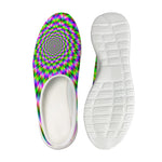 Neon Psychedelic Optical Illusion Mesh Casual Shoes