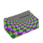 Neon Psychedelic Optical Illusion Rectangle Tissue Box Cover