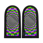 Neon Psychedelic Optical Illusion Skillet Handle Cover