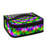 Neon Psychedelic Optical Illusion Small Lunch Bag