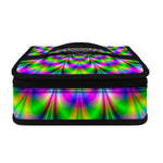 Neon Psychedelic Optical Illusion Small Lunch Bag
