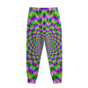 Neon Psychedelic Optical Illusion Sweatpants