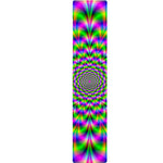 Neon Psychedelic Optical Illusion Table Runner