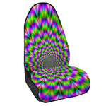 Neon Psychedelic Optical Illusion Waterproof Car Seat Cover