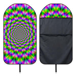 Neon Psychedelic Optical Illusion Waterproof Car Seat Cover