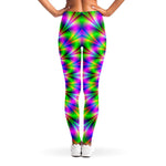 Neon Psychedelic Optical Illusion Women's Leggings