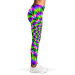 Neon Psychedelic Optical Illusion Women's Leggings