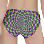 Neon Psychedelic Optical Illusion Women's Panties