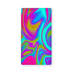Neon Psychedelic Trippy Print Baby Crib Sheet