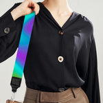 Neon Psychedelic Trippy Print Bag Strap