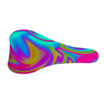 Neon Psychedelic Trippy Print Bicycle Seat Cover